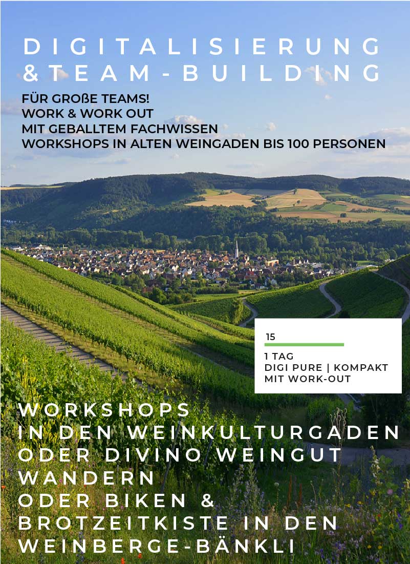 Digitalisierung & Wine & Workout